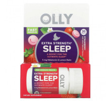 Для здорового сна OLLY, Extra Strength Sleep, клубника, 30 таблеток