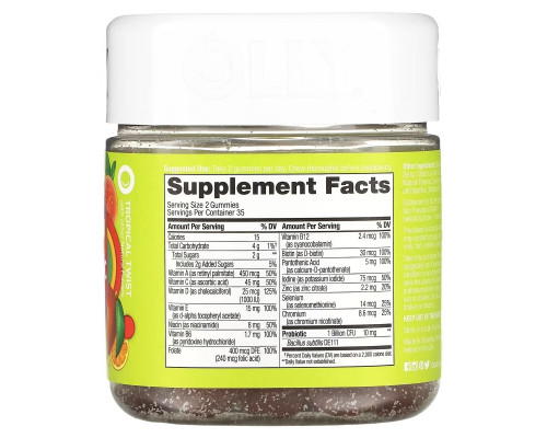 OLLY, Multi + Probiotic, Tropical Twist, 70 Gummies OLLY, Multi + Probiotic, Tropical Twist, 70 Gummies