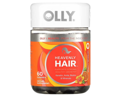 OLLY, Heavenly Hair, Tropical Citrus, 60 Gummies OLLY, Heavenly Hair, Tropical Citrus, 60 Gummies