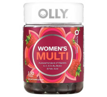 OLLY, Мультивитамины для женщин, блаженные ягоды, 130 жевательных таблеток