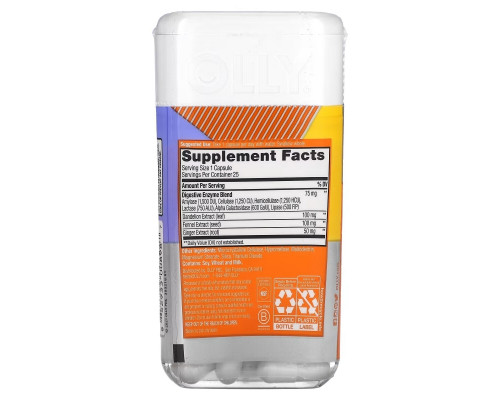 OLLY, Beat the Bloat, 25 Capsules OLLY, Beat the Bloat, 25 Capsules