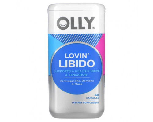 Женское здоровье OLLY, Lovin 'Libido`` 40 капсул Женское здоровье OLLY, Lovin 'Libido`` 40 капсул