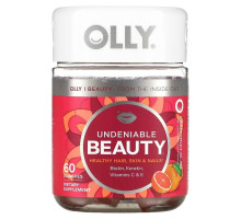 OLLY, Undeniable Beauty, Grapefruit Glam, 60 Gummies