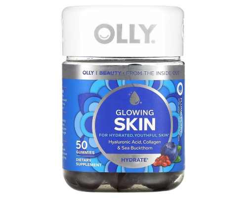 OLLY, Glowing Skin, Plump Berry, 50 Gummies
