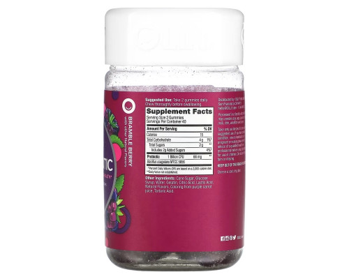OLLY, Probiotic, Bramble Berry, 1 Billion Live Cultures, 80 Gummies OLLY, Probiotic, Bramble Berry, 1 Billion Live Cultures, 80 Gummies