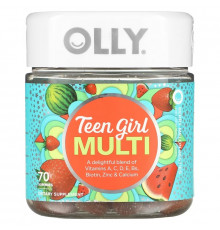 OLLY, Teen Girl Multi, Berry Melon Besties, 70 жевательных таблеток