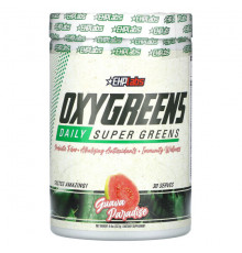 Суперфуды EHPlabs, OxyGreens, Daily Super Greens, гуава рай, 237 г (8,4 унции)
