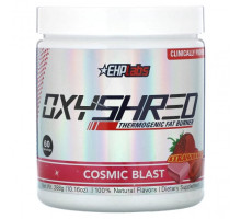 Для похудения и контроля веса EHPlabs, Oxyshred Thermogenic Fat Burner, Cosmic Blast, клубника, 288 г (10,16 унции)