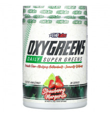 Суперфуды EHPlabs, OxyGreens, Daily Super Greens, клубника и маргарита, 255 г (9 унций)