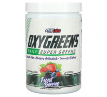 Зелень и зеленые овощи EHPlabs, Oxygreens Daily Super Greens, лесные ягоды, 243 г (8,5 унции)