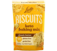 Livlo, Biscuits, кетосмесь для выпечки, классическое масляный вкус, 266 г (9,4 унции)