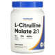 Аминокислоты Nutricost, L-цитруллин малат 2: 1, без добавок, 600 г (21,2 унции)