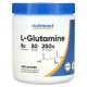 Аминокислоты Nutricost, L-глютамин, без добавок, 5 г, 250 г (8,9 унции)