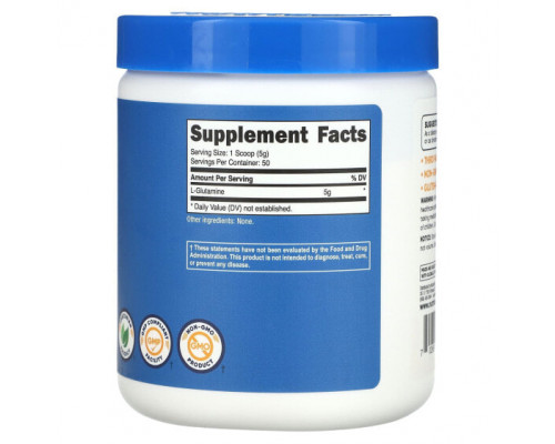 Аминокислоты Nutricost, L-глютамин, без добавок, 5 г, 250 г (8,9 унции) Аминокислоты Nutricost, L-глютамин, без добавок, 5 г, 250 г (8,9 унции)