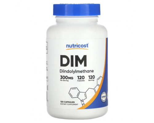 Женское здоровье Nutricost, DIM, 300 мг, 120 капсул Женское здоровье Nutricost, DIM, 300 мг, 120 капсул