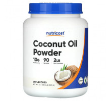 Растительные масла Nutricost, Порошок из кокосового масла, без добавок, 907 г (2 фунта)