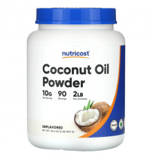 Растительные масла Nutricost, Порошок из кокосового масла, без добавок, 907 г (2 фунта)
