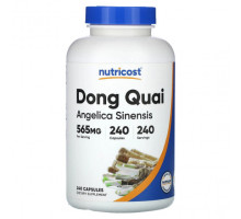 Травы и натуральные средства Nutricost, Dong Quai, 565 мг, 240 капсул