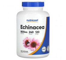 Эхинацея Nutricost, Эхинацея, 400 мг, 240 капсул