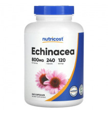 Эхинацея Nutricost, Эхинацея, 400 мг, 240 капсул