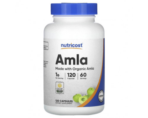 Травы и натуральные средства Amla, 1,000 mg, 120 Capsules (500 mg per Capsule) Травы и натуральные средства Amla, 1,000 mg, 120 Capsules (500 mg per Capsule)