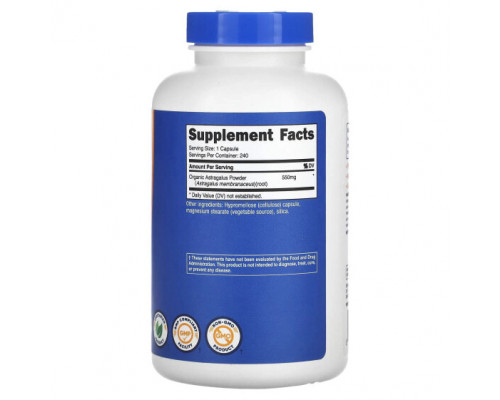 БАДы для укрепления иммунитета Astragalus Root , 550 mg , 240 Capsules БАДы для укрепления иммунитета Astragalus Root , 550 mg , 240 Capsules