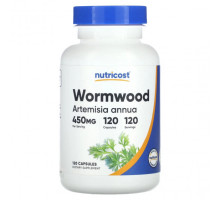 Для пищеварительной системы Wormwood, 450 mg, 120 Capsules
