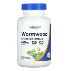 Для пищеварительной системы Wormwood, 450 mg, 120 Capsules