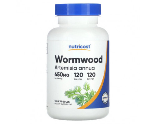 Для пищеварительной системы Wormwood, 450 mg, 120 Capsules Для пищеварительной системы Wormwood, 450 mg, 120 Capsules