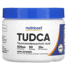 Для здоровья печени Nutricost, TUDCA, без добавок, 25 г (0,9 унции)