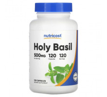 Аюрведа Nutricost, базилик священный, 500 мг, 120 капсул