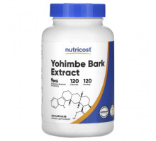 Мужское здоровье Yohimbe Bark Extract, 9 mg, 120 Capsules