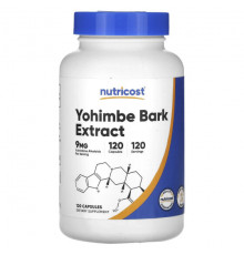 Мужское здоровье Yohimbe Bark Extract, 9 mg, 120 Capsules