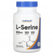 Аминокислоты Nutricost, L-серин, 500 мг, 120 капсул