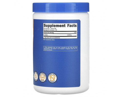 Аминокислоты Nutricost, L-пролин, без добавок, 250 г (8,8 унции) Аминокислоты Nutricost, L-пролин, без добавок, 250 г (8,8 унции)