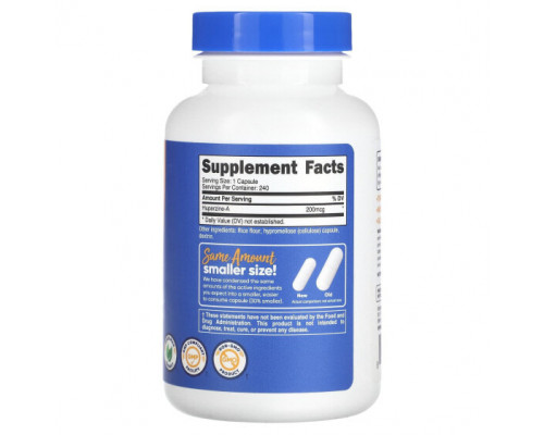 Улучшение памяти и работы мозга Nutricost, Гуперзин-A, 200 мкг, 240 капсул Улучшение памяти и работы мозга Nutricost, Гуперзин-A, 200 мкг, 240 капсул