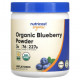 Фрукты и ягоды Nutricost, Органический порошок из голубики, без добавок, 227 г (8 унций)