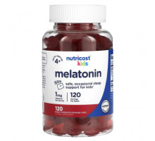 БАДы Nutricost, Мелатонин для детей, от 4 лет, 1 мг, 120 жевательных таблеток