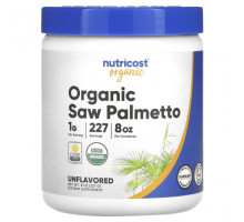 Мужское здоровье Nutricost, органическая сереноя, без добавок, 227 г (8 унций)