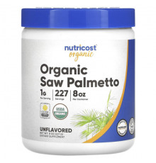 Мужское здоровье Nutricost, органическая сереноя, без добавок, 227 г (8 унций)
