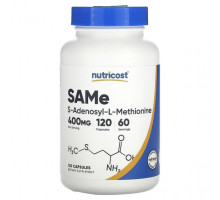 Для мышц и суставов Nutricost, SAMe, 200 мг, 120 капсул