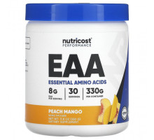Аминокислоты Nutricost, Performance, EAA в порошке, со вкусом персика и манго, 330 г (11,8 унции)