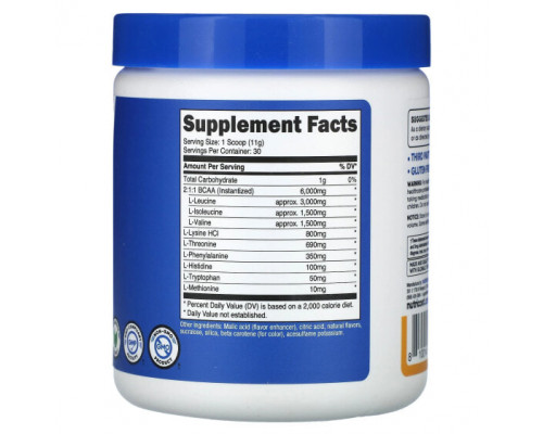 Аминокислоты Nutricost, Performance, EAA, органический продукт, 330 г (11,8 унции) Аминокислоты Nutricost, Performance, EAA, органический продукт, 330 г (11,8 унции)
