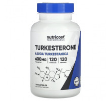 Мужское здоровье Nutricost, Performance, туркестерон, 600 мг, 120 капсул