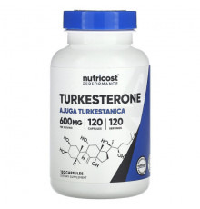 Мужское здоровье Nutricost, Performance, туркестерон, 600 мг, 120 капсул