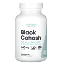 Регуляция гормонального фона Nutricost, воронец кистевидный, для женщин, 660 мг, 120 капсул
