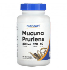 Аюрведа Nutricost, Мукуна жгучая, 400 мг, 120 капсул