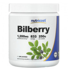 Для глаз Bilberry Powder, Unflavored, 8.8 oz (250 g)