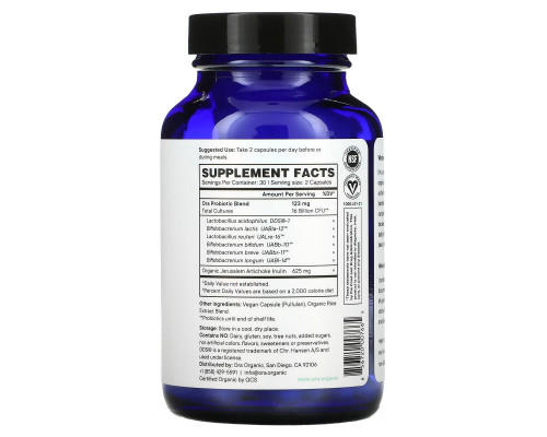 Ora, Trust Your Gut, Daily Essential Probiotic & Prebiotic, 16 Billion, 60 Capsules Ora, Trust Your Gut, Daily Essential Probiotic & Prebiotic, 16 Billion, 60 Capsules
