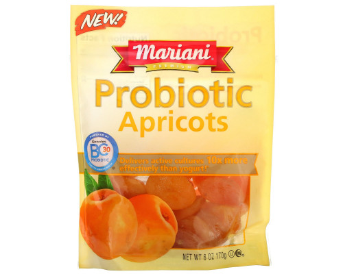 Mariani Dried Fruit, Premium, Probiotic Apricots, 6 oz (170 g) Mariani Dried Fruit, Premium, Probiotic Apricots, 6 oz (170 g)